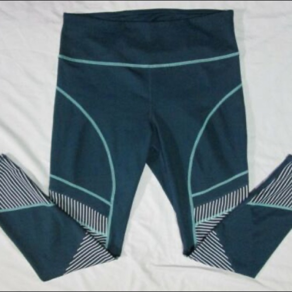 Fila Turquoise Stripe Leggings